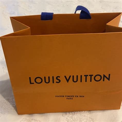 louis vuitton orange shopping bag